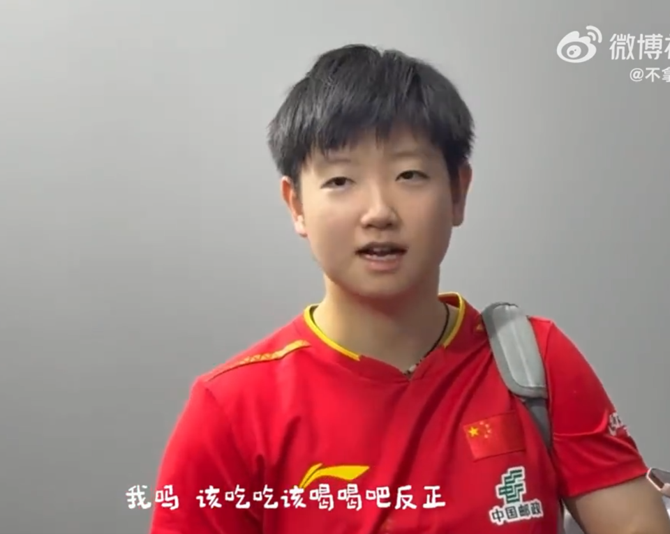 面对日本媒, 莎莎是谦逊 面对日本媒, 莎莎是谦逊